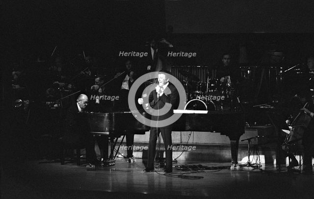 Tony Bennett and Ralph Sharon, Fairfield Halls, Croydon, Mar 1988.  Creator: Brian O'Connor.