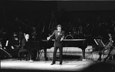 Tony Bennett and Ralph Sharon, Fairfield Halls, Croydon, Mar 1988. Creator: Brian O'Connor