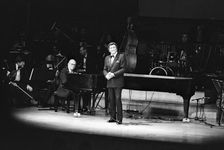Tony Bennett and Ralph Sharon, Fairfield Halls, Croydon, Mar 1988. Creator: Brian O'Connor