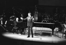 Tony Bennett and Ralph Sharon, Fairfield Halls, Croydon, Mar 1988. Creator: Brian O'Connor