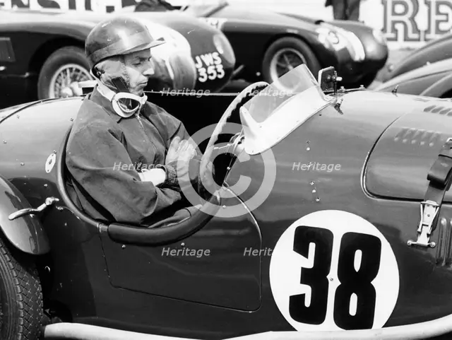 Tony Brooks at a BARC Members meeting at Goodwood, West Sussex, 1954. Artist: Unknown