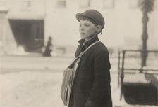 Tony Casale, "Bologna," 11 years old been selling newspapers for 4 years, Hartford..., March 1909. Creator: Lewis Wickes Hine