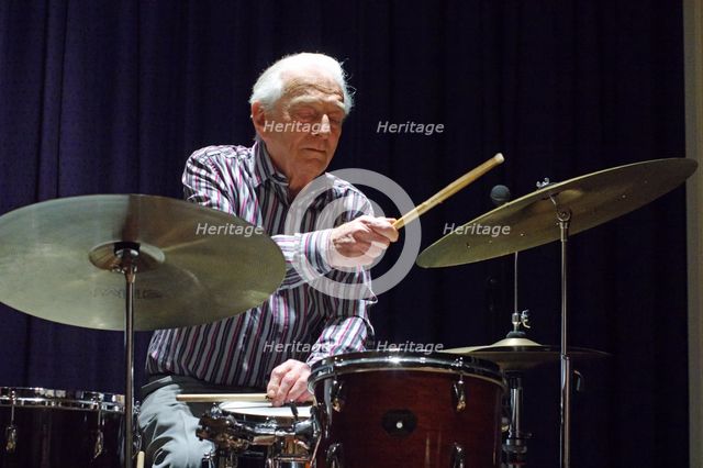 Tony Kinsey, Watermill Jazz Club, Dorking, Surrey, 2015. Artist: Brian O'Connor.