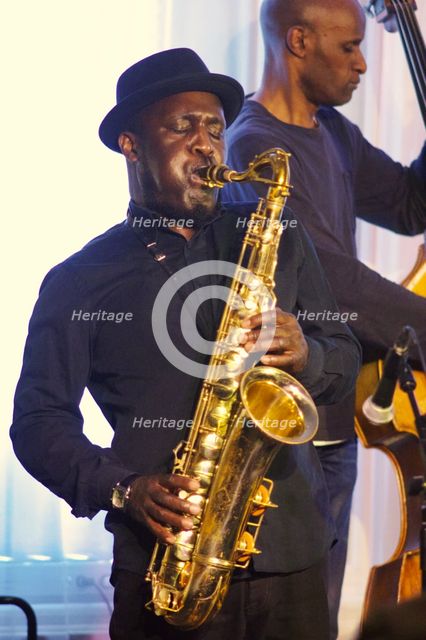 Tony Kofi, Watermill Jazz Club, Dorking, Surrey, 01.22.19. Creator: Brian O'Connor.