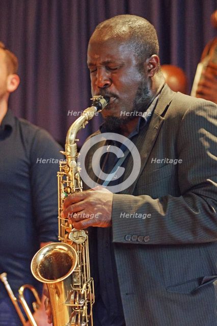 Tony Kofi, Watermill Jazz Club, Dorking, Surrey, 2015.  Artist: Brian O'Connor.