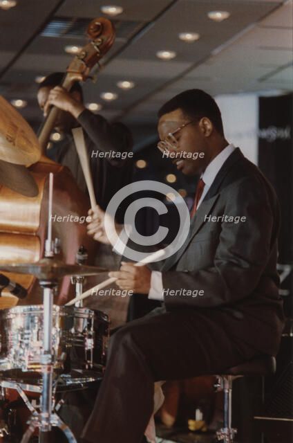 Tony Reedus, Jazz Inn Party, Nordwijk, Netherlands, 1989. Creator: Brian Foskett.