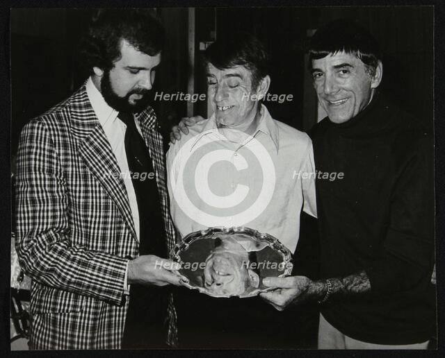 Tony Roper, Kenny Clare and Louie Bellson, London, 1978. Artist: Denis Williams