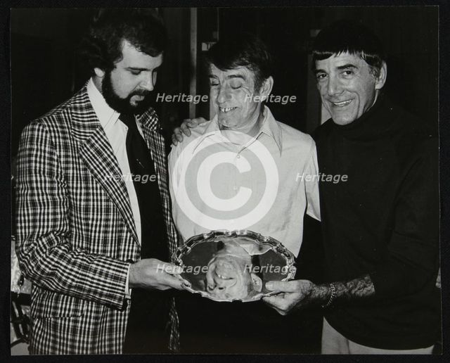 Tony Roper, Kenny Clare and Louie Bellson, London, 1978. Creator: Denis Williams.