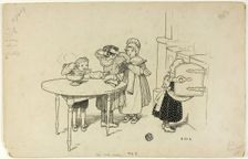 Too Many Cooks, 1900/13. Creator: Katherine May Roberts