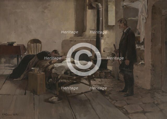 Too Late, 1896. Creator: Charles Arthur Fries.