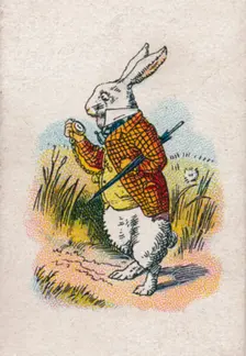 Too Late said The Rabbit 1930. Artist: John Tenniel