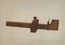 Tool Gauge, c. 1939. Creator: Chris Makrenos