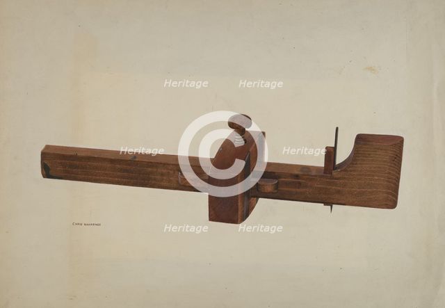 Tool Gauge, c. 1939. Creator: Chris Makrenos.