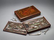 Tool kit depicting the Holy Family, c1830