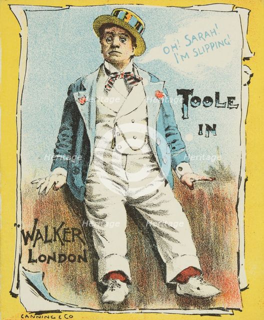 Toole in "Walker London", late 19th century.  Creator: Unknown.
