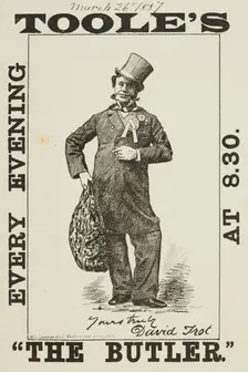 Toole's "The Butler", 1887. Creator: Unknown