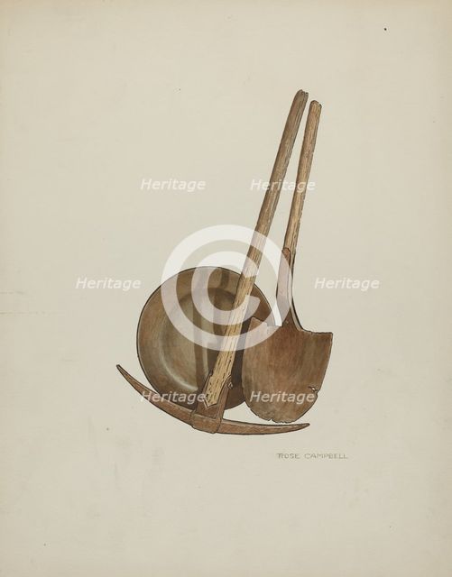 Tools, 1935/1942. Creator: Rose Campbell-Gerke.