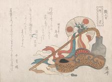 Tools for the Carpenter, 19th century., 19th century. Creator: Shinsai