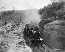 Toowoomba Range engine Murphy's Creek and Highfields, c1894. Creator: Poul C Poulsen