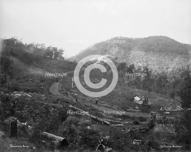 Toowoomba Range Train, c1894. Creator: Poul C Poulsen.