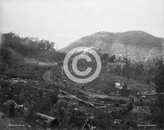 Toowoomba Range Train, c1894. Creator: Poul C Poulsen.