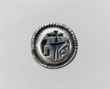 Top of a Signet Ring, Frankish, 7th century. Creator: Unknown