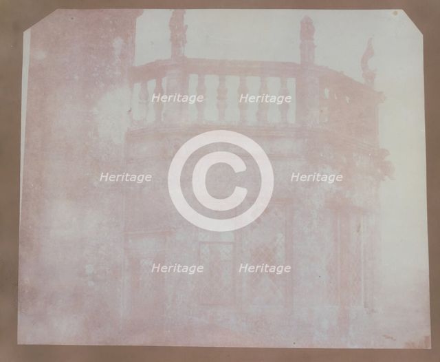 Top of Sharington's Tower, Lacock Abbey, Taken from the Roof above the South ..., October 14, 1840 . Creator: William Henry Fox Talbot.