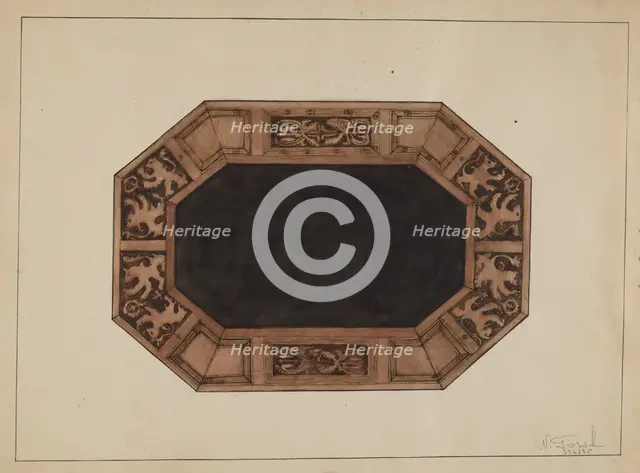 Top of Table, 1935/1942. Creator: Nicholas Gorid.