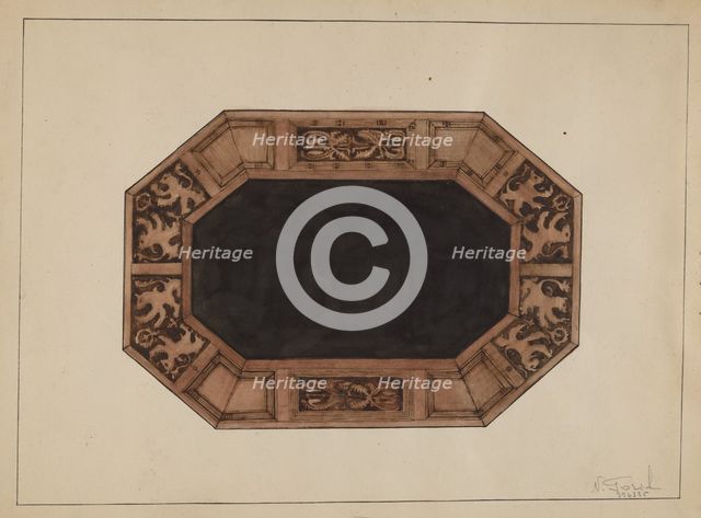 Top of Table, 1935/1942. Creator: Nicholas Gorid.
