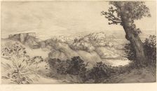 Top of the Hill (Le haut de la colline). Creator: Alphonse Legros
