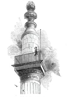 Top of the Monument, 1842. Creator: Unknown
