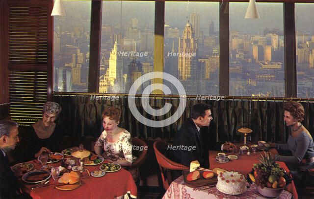Top of the Rock restaurant, Prudential Building, Chicago, Illinois, USA, 1960. Artist: Unknown