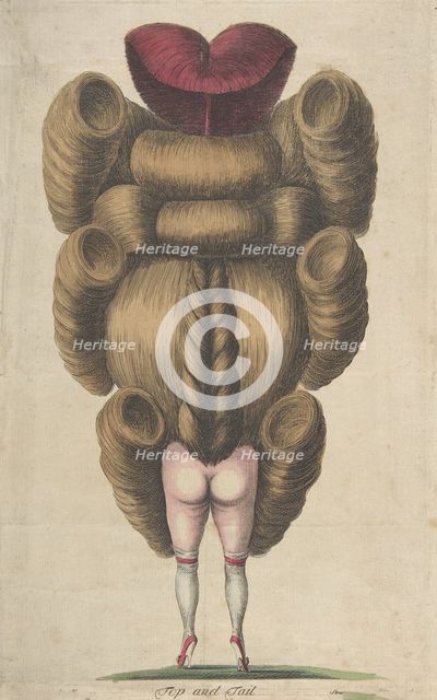 Top and Tail, 1777., 1777. Creator: Anon.