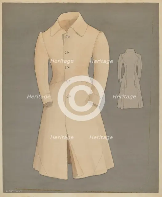 Top Coat, c. 1937. Creator: Creighton Kay-Scott.