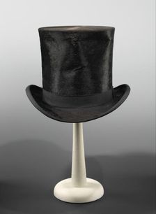 Top hat, British, ca. 1875. Creator: Melton