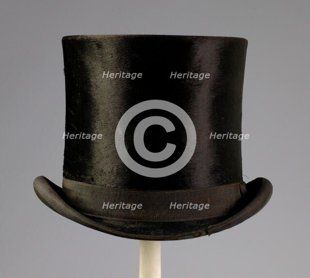 Top hat, British, ca. 1885. Creator: Melton.