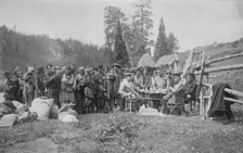 Topographers, Members of the Land-Management Expedition, 1913. Creator: GI Ivanov