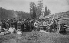 Topographers, Members of the Land-Management Expedition, 1913. Creator: GI Ivanov