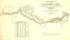 Topographical map of the road from Missouri to Oregon, commencing at the mouth of the Kansas...,1846 Creators: John C Fremont, Charles Preuss