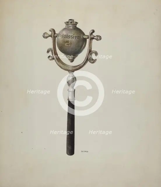 Torch, c. 1939. Creator: Ray Price.