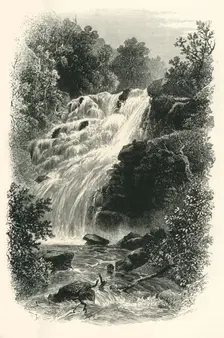 Torc Cascade, Killarney c1870