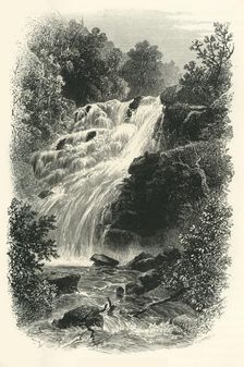 Torc Cascade, Killarney c1870