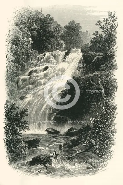 'Torc Cascade, Killarney', c1870.