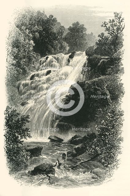 'Torc Cascade, Killarney', c1870.