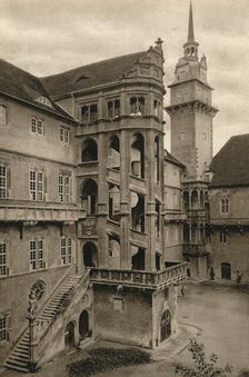 Torgau - Hartenfels Castle courtyard 1931. Artist: Kurt Hielscher