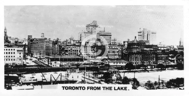 Toronto from the lake, Canada, c1920s. Artist: Unknown