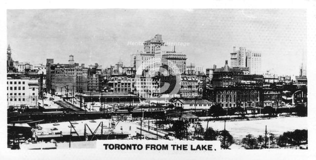 Toronto from the lake, Canada, c1920s. Artist: Unknown