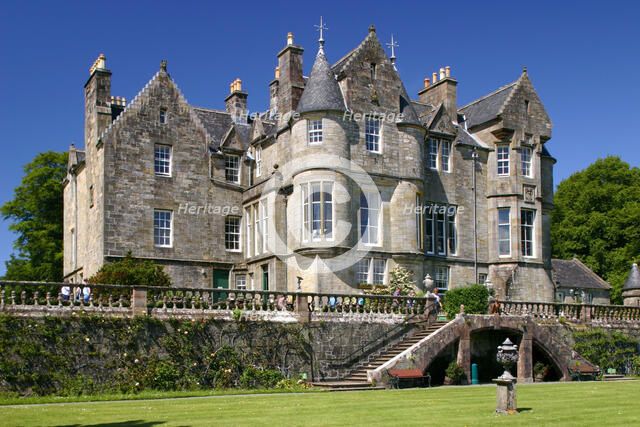 Torosay Castle and gardens, Mull, Argyll and Bute, Scotland. 