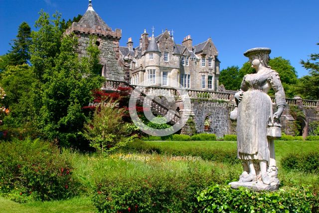 Torosay Castle and gardens, Mull, Argyll and Bute, Scotland.  Creator: Peter Thompson.