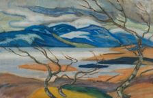 Torne Marsh in Spring, late 19th-early 20th century. Creator: Helmer Osslund